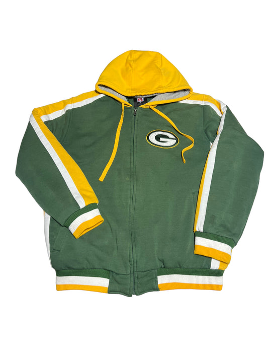 Vintage Packers Puffer full Zip Large