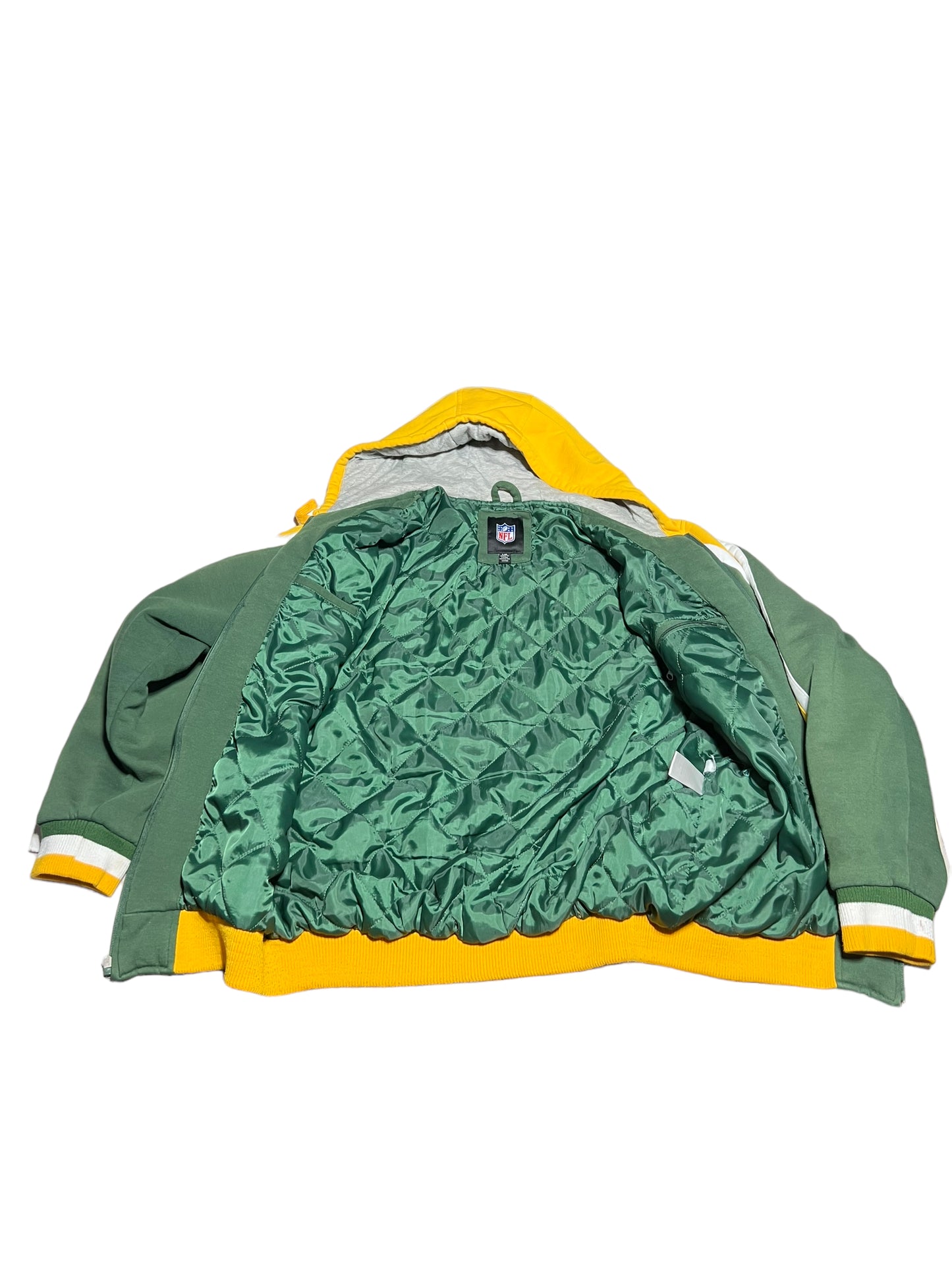 Vintage Packers Puffer full Zip Large