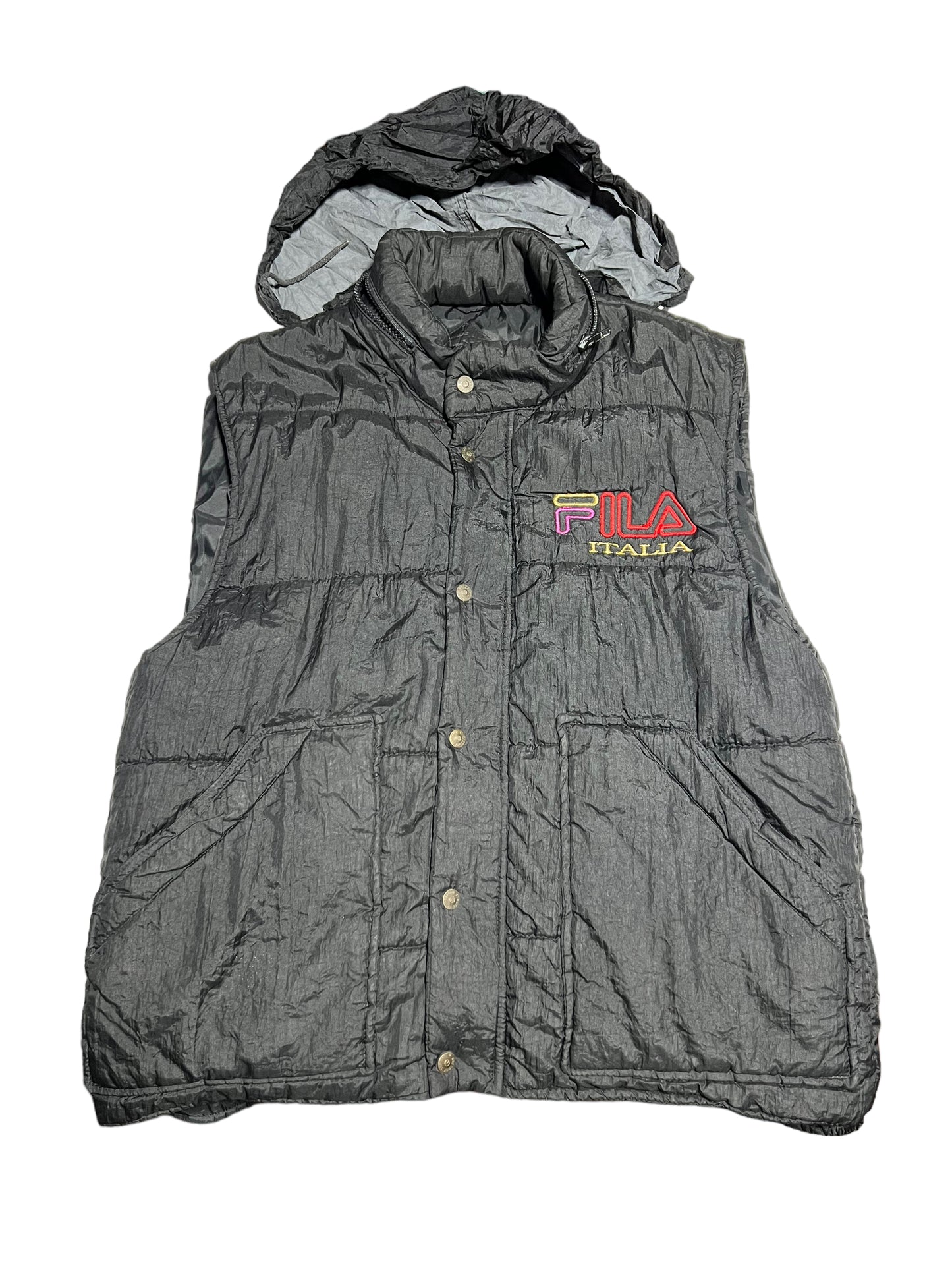 Vintage FILA Italia Puffer Vest Large