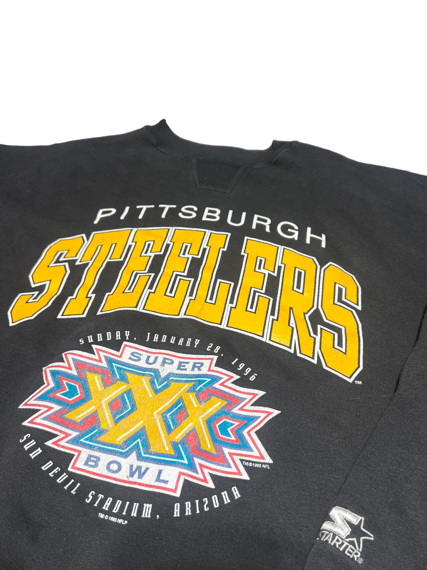 Vintage 1995 Steelers Starter Sweater XL