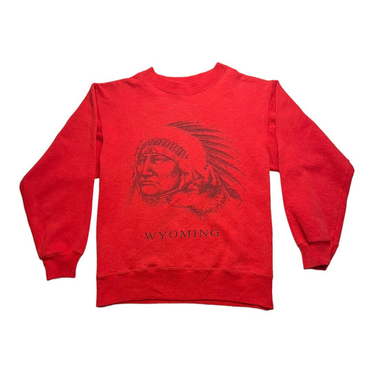 Vintage 1992 Wyoming 'Chief Washakie' Sweater Small