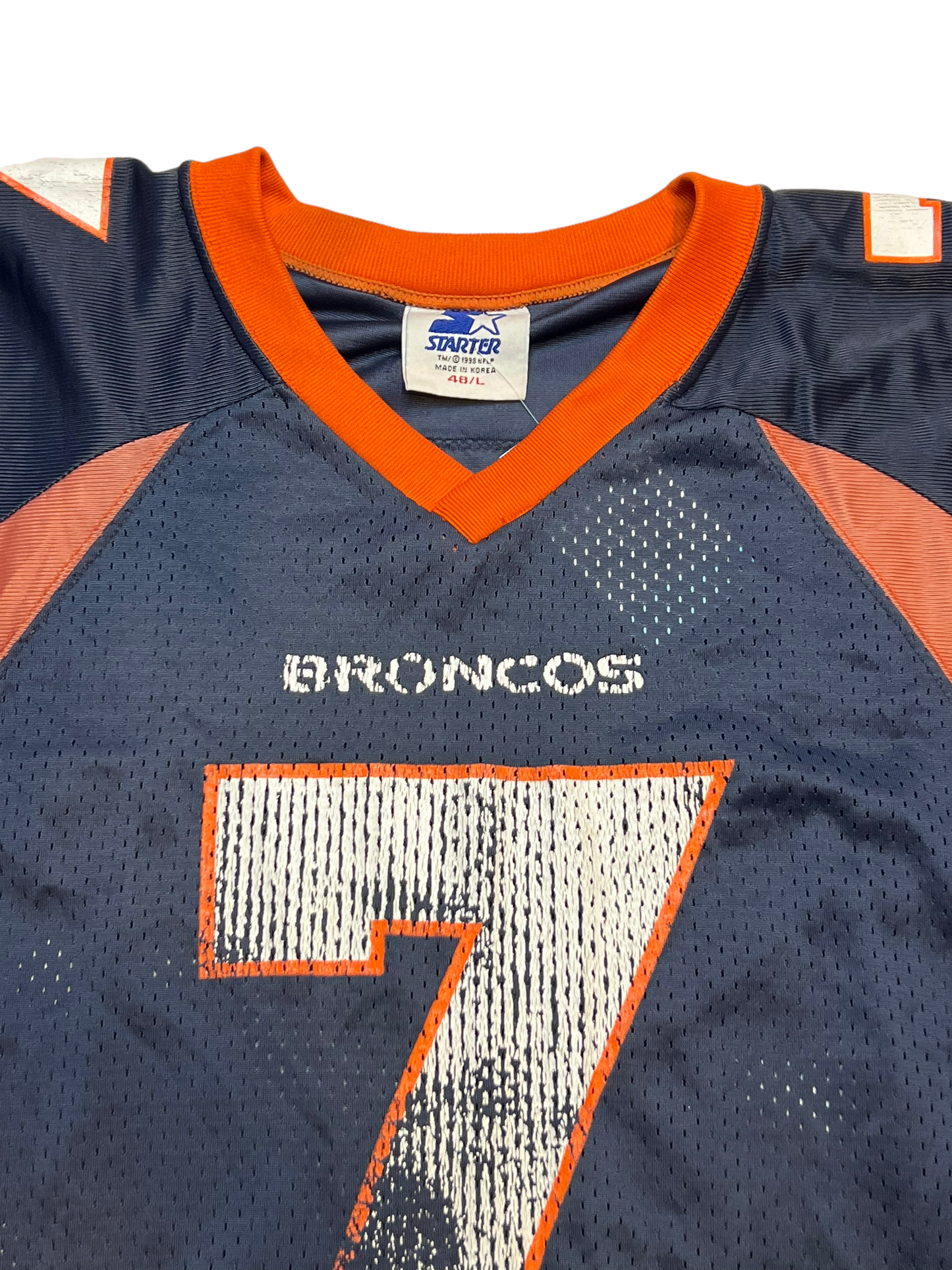 Vintage 1998 John Elway Starter Broncos Jersey XL